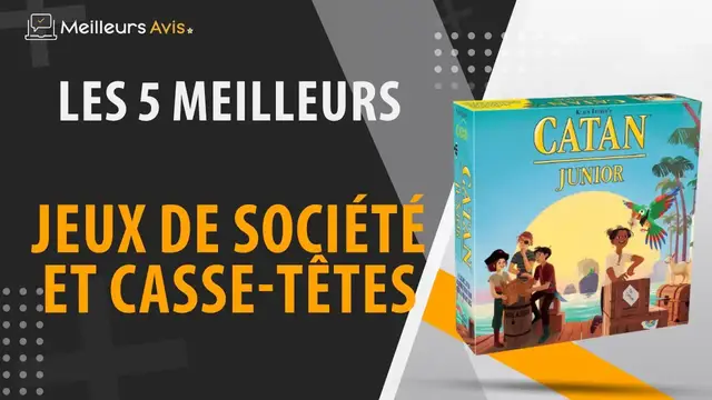 'Video thumbnail for ⭐️ MEILLEURS JEUX DE SOCIETE ET CASSE-TETE - Comparatif 2023'
