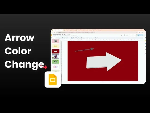 'Video thumbnail for How To Change the Arrow Color in Google Slides'