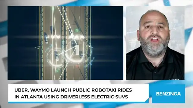 'Video thumbnail for Uber, Waymo Launch Public Robotaxi Rides in Atlanta Using Driverless Electric SUVs'
