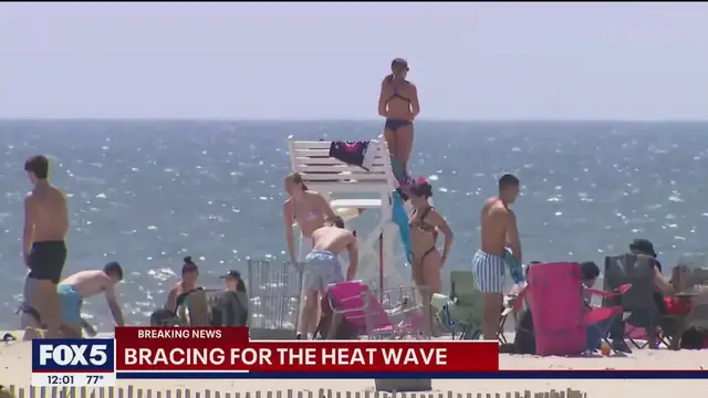 'Video thumbnail for Bracing for heat wave in NYC'