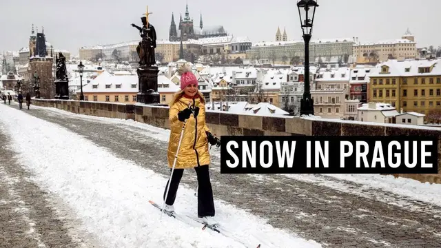 'Video thumbnail for What Prague Looks Like Under Snow - Timelapse Guide'