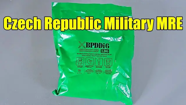 'Video thumbnail for Tasting Czech Republic Military MRE (Meal Ready to Eat)'