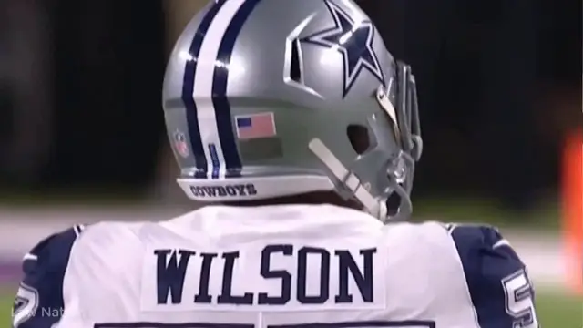 'Video thumbnail for law nation sports: damien wilson dallas cowboys film session'
