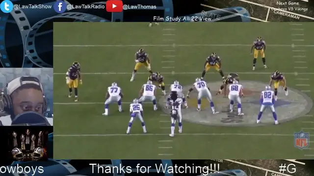 'Video thumbnail for law nation sports: dak prescott & dez bryant: cowboys film analysis of their connection'