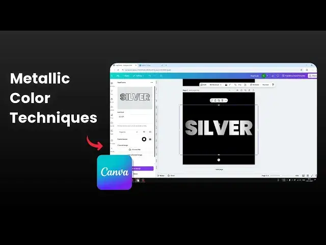 'Video thumbnail for How to Get Metallic Colors in Canva'
