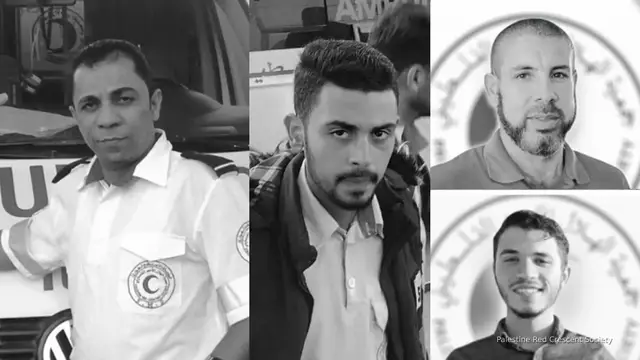 'Video thumbnail for Humanitarian groups accuse Israel of covering up deaths of 15 aid workers'