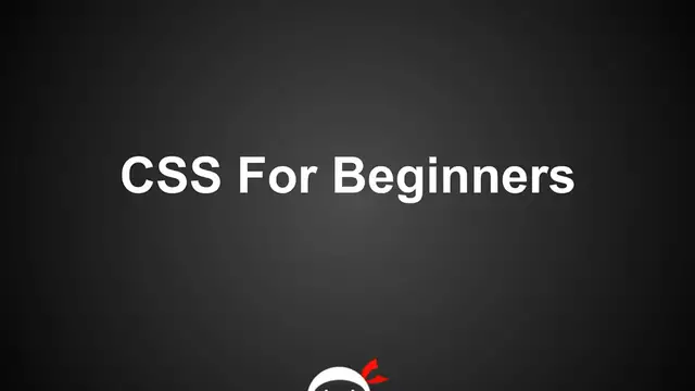 'Video thumbnail for CSS Tutorial For Beginners 01 - Introduction to CSS'