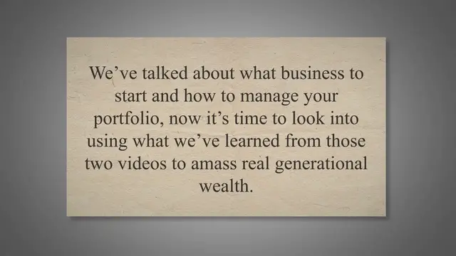 'Video thumbnail for 5 Layers of Wealth: From Just-Over-Broke to Generational Wealth'