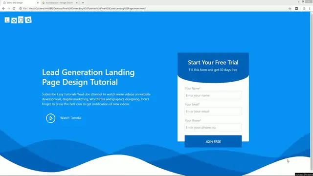'Video thumbnail for How To Make Website Using HTML And CSS Step By Step Website Development Tutorial'