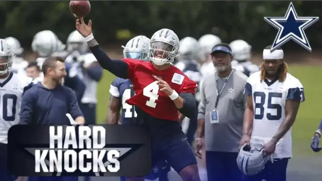 'Video thumbnail for law nation sports: dallas cowboys hard knocks 2021: dak prescott's comeback, training camp preview'