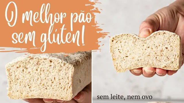 'Video thumbnail for O melhor pão sem glúten simples e fácil | Criar Comer Crescer'