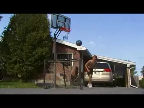 'Video thumbnail for jordan kilganon: dunking over hockey net with ease'
