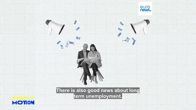 'Video thumbnail for Unemployment in EU going down among all age groups except young people'