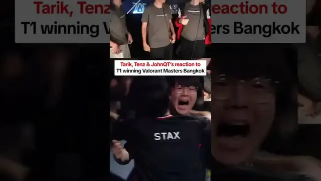 'Video thumbnail for Tarik, TenZ & JohnQT React to T1 Winning Valorant Masters Bangkok'