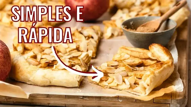 'Video thumbnail for Tarte rápida de maçã vegan e sem leite (APLV) vegana | Criar Comer Crescer'
