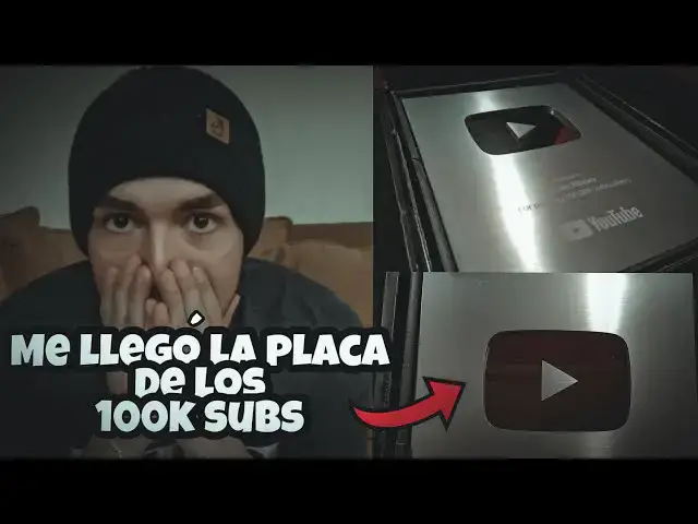 'Video thumbnail for RECIBO PLACA de los 100k SUSCRIBTORES ¡GRACIAS por TANTO! 🔥❤️'