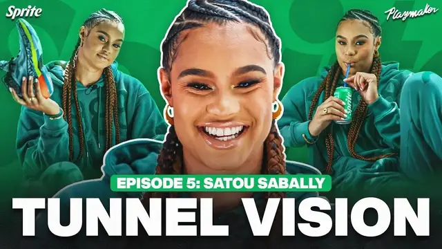 'Video thumbnail for Satou Sabally On Her Signature Sneaker, Custom Shoe Room + 2024 Olympic Fits | Tunnel Vision Ep 5'