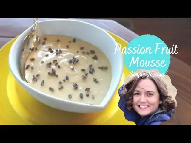 'Video thumbnail for How to Make Passion Fruit Mousse from Brazil - Simply Jocelyn'