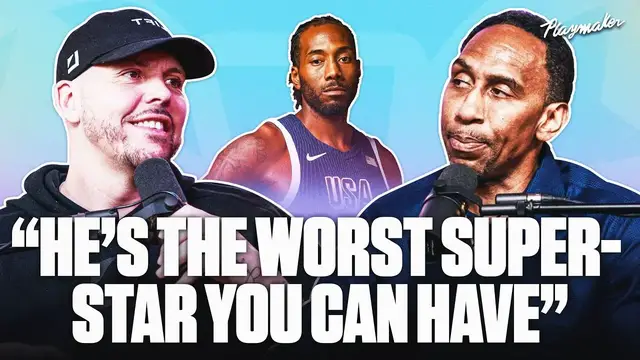 'Video thumbnail for Stephen A. Goes OFF On Kawhi Leonard For Joining Team USA'