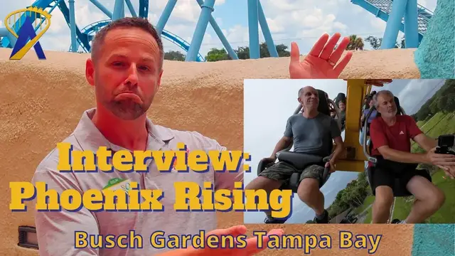 'Video thumbnail for Interview: Phoenix Rising Roller Coaster at Busch Gardens Tampa Bay'