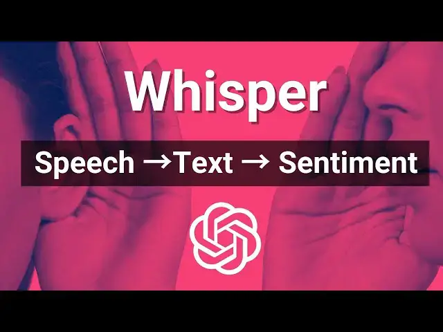 'Video thumbnail for OpenAI Whisper: The Ultimate Tool for Audio Transcription and Sentiment Analysis'