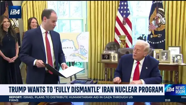 'Video thumbnail for Trump wants to 'fully dismantle' Iran nuclear program'