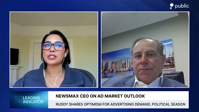'Video thumbnail for Newsmax CEO on Challenging Fox News & Filling the Center-Right Media Gap'