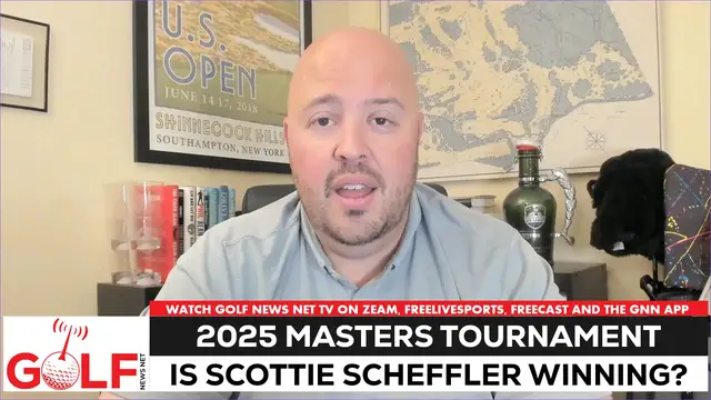 'Video thumbnail for Scottie Scheffler feels inevitable after Masters opening 68'