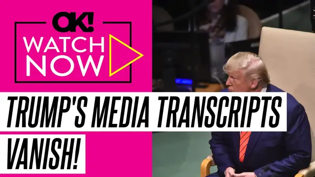'Video thumbnail for Donald Trump's Media Transcripts Vanish as His Administration Replaces Key Media Records With YouTube Videos'