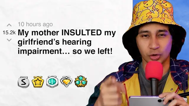 'Video thumbnail for My mother disrespected my girlfriend’s hearing impairment... so we left! - r/charlottedobreyoutube | Reddit Stories'