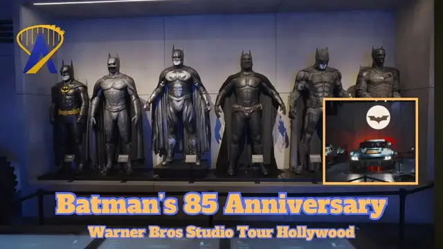 'Video thumbnail for Batman’s 85th Anniversary at the Warner Bros. Studio Tour Hollywood'