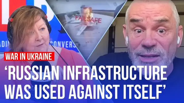 'Video thumbnail for Ukraine takes out 40 Russian warplanes in daring attack | LBC'