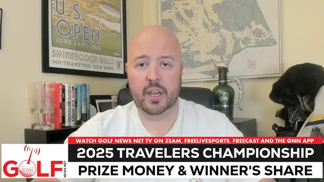 'Video thumbnail for 2025 Travelers Championship purse: The winner's money for the final Signature event'