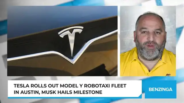 'Video thumbnail for Tesla Rolls Out Model Y Robotaxi Fleet in Austin, Musk Hails Milestone '