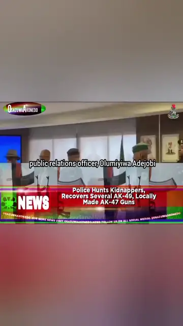 'Video thumbnail for Police Hunts Kidnappers, Recovers Several AK-49, Locally Made AK-47 Guns '