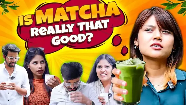 'Video thumbnail for Trying Matcha for the First Time | Funny Reactions & Honest Reviews | Times Foodie'