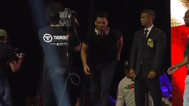 'Video thumbnail for Jake Paul and Julio Cesar Chavez Jr. weigh in ahead of Saturday's clash'