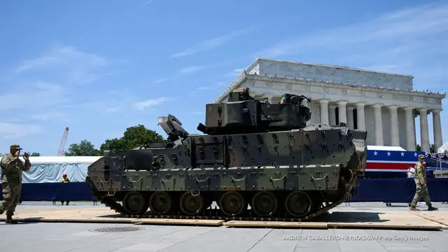 'Video thumbnail for Army's 250th anniversary parade could cause $16 million in road damage'