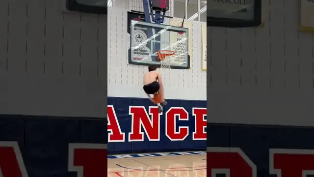 'Video thumbnail for (357) insane dunks at lancers gym'