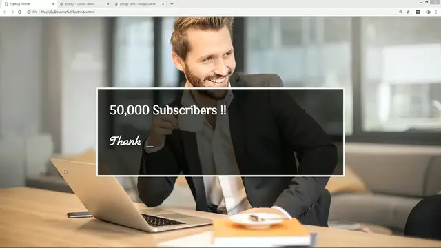 'Video thumbnail for How To Make Typing Effect In HTML CSS Website _ Dynamic Using Typed JS'
