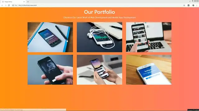 'Video thumbnail for How To Make Image Gallery _ Image Portfolio In HTML CSS JS Lightbox'