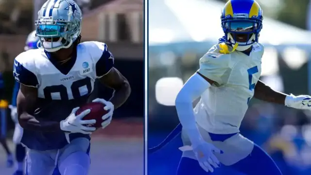 'Video thumbnail for law nation sports: dallas cowboys vs la rams: practice matchups & key players like ceedee lamb'