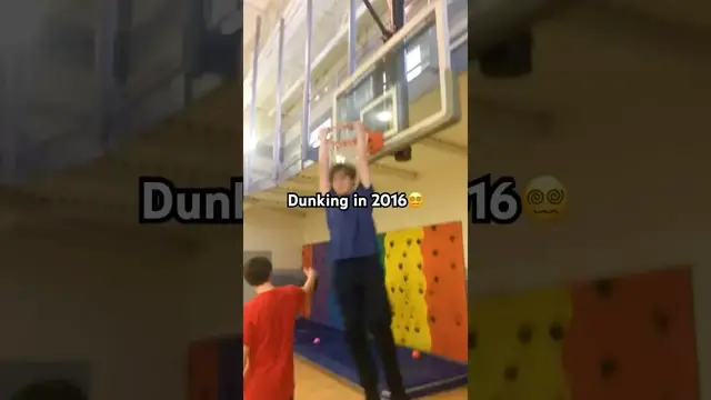 'Video thumbnail for (358) crazy dunk progress: 2016 vs 2025'