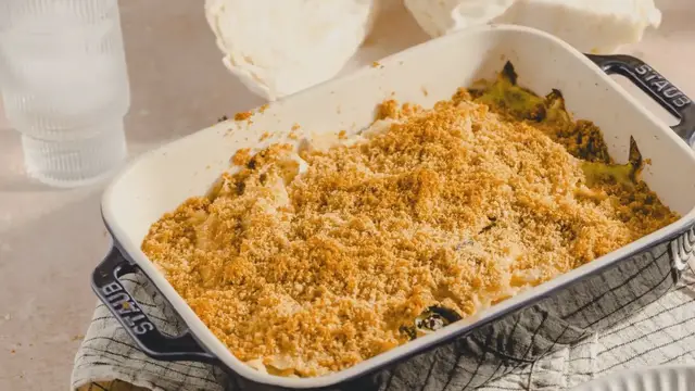 'Video thumbnail for Aunt Cara's Famous Cabbage Casserole: A Vegetarian Delight'