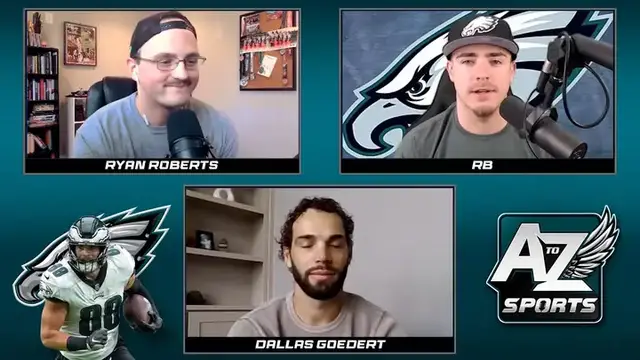 'Video thumbnail for Dallas Goedert talks offseason struggles, amidst uncertainty with the Eagles'