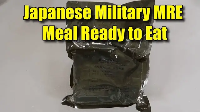 'Video thumbnail for Testing 2019 Japanese Military MRE (Meal Ready to Eat)'