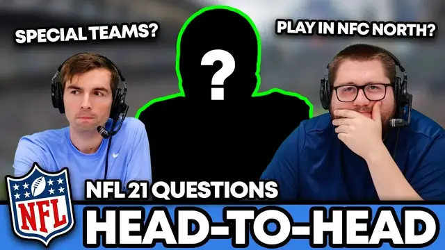 'Video thumbnail for NEW VERSION of NFL 21 Questions (Head-to-Head)'