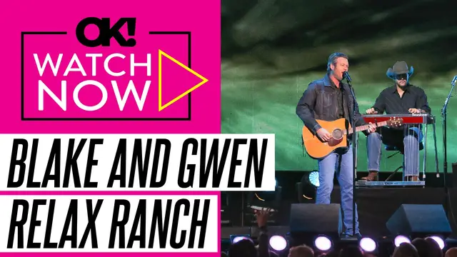 'Video thumbnail for Blake Shelton and Gwen Stefani 'Love to Get Away' and 'Recharge' on Their Oklahoma Ranch: 'They'