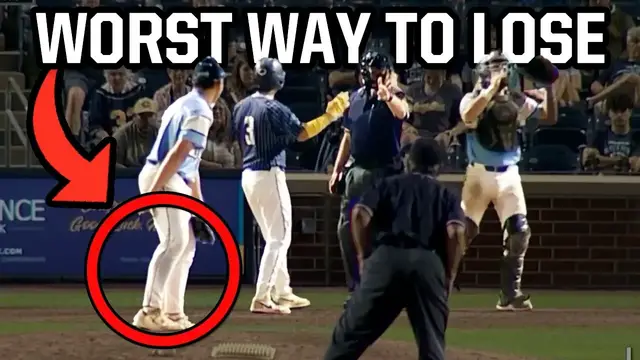 'Video thumbnail for 13th inning balk was the only run of the Pennsylvania state championship | Things You Missed'