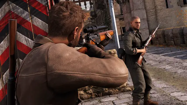 'Video thumbnail for Sniper Elite: Resistance - Official Mud and Thunder Mission, Weapons and Skin Pack DLC Trailer'